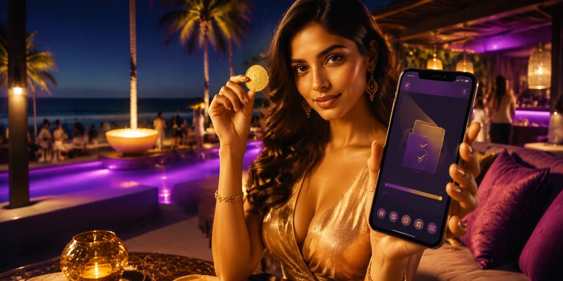 Using mobile payment apps on a beach setting in Goa